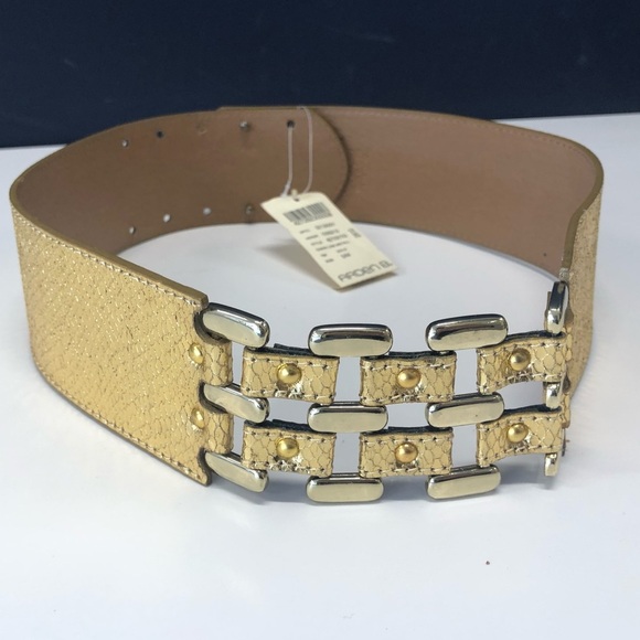 Arden B. Gold Metallic S/M Belt - Picture 4 of 8